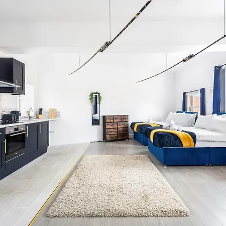Apartman Boutique Family In Jewellery Quarter For 6